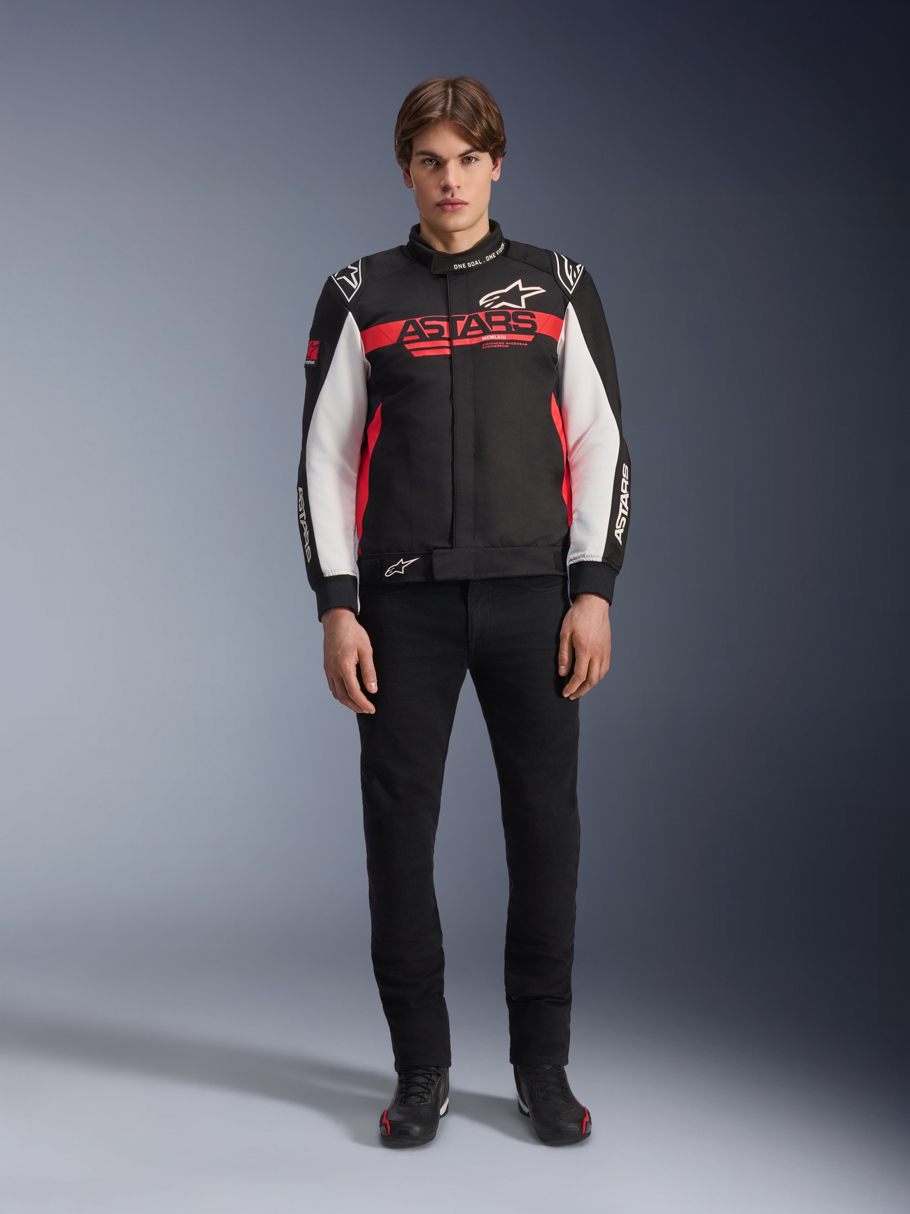 Monza Sport - Red Motorcycle Jacket | Alpinestars®
