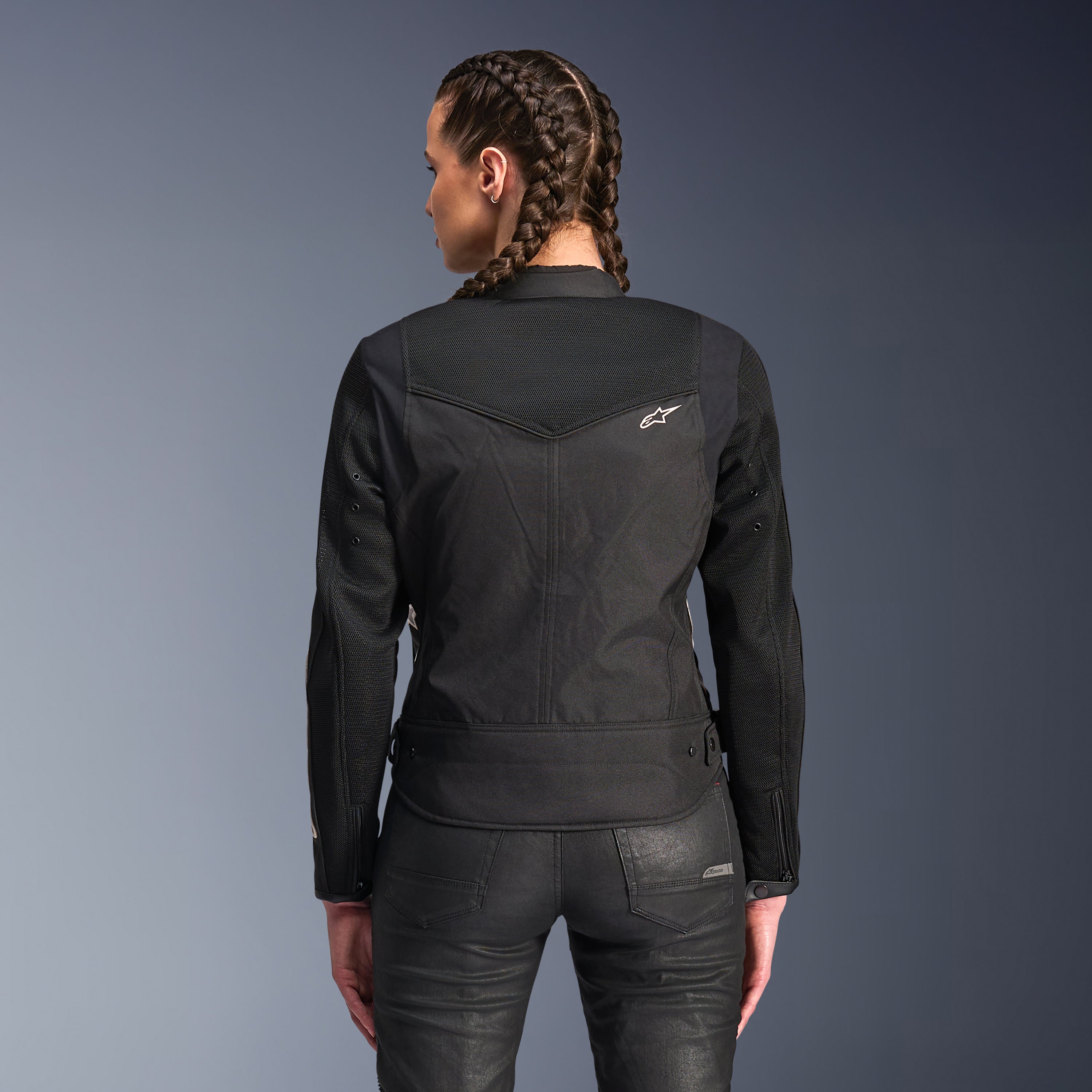Stella T-Dyno Air Jacket Woman - Black Motorcycle Textile Jacket