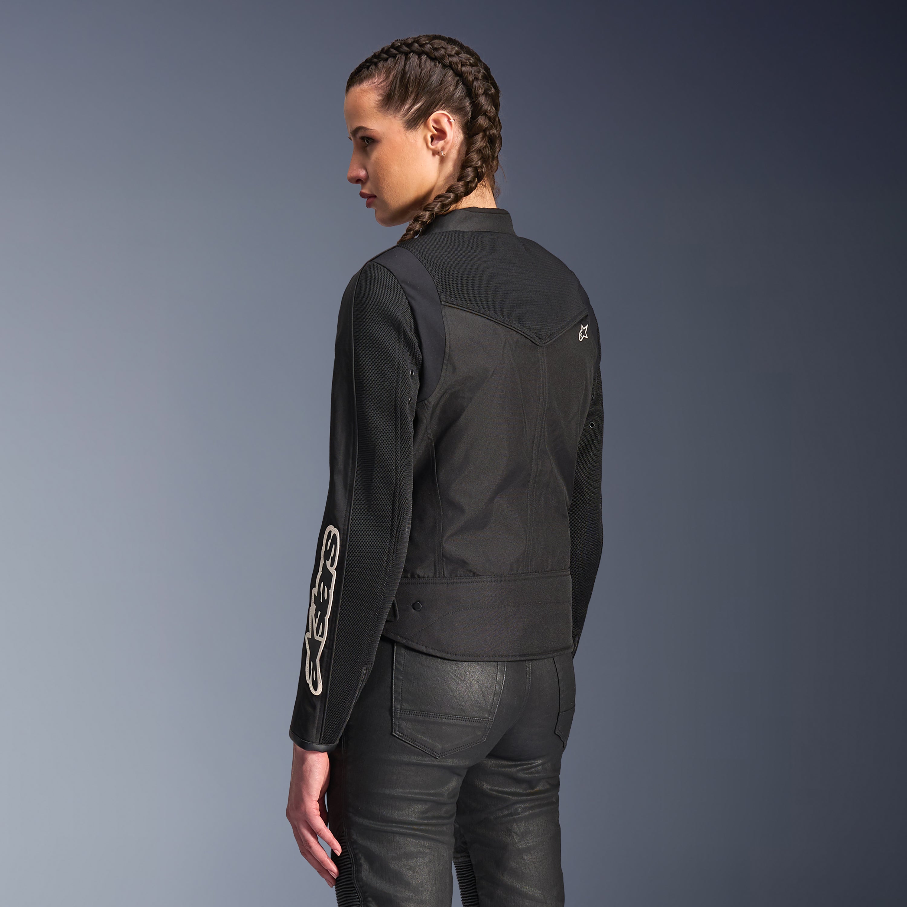 Stella T-Dyno Air Jacket Woman - Black Motorcycle Textile Jacket