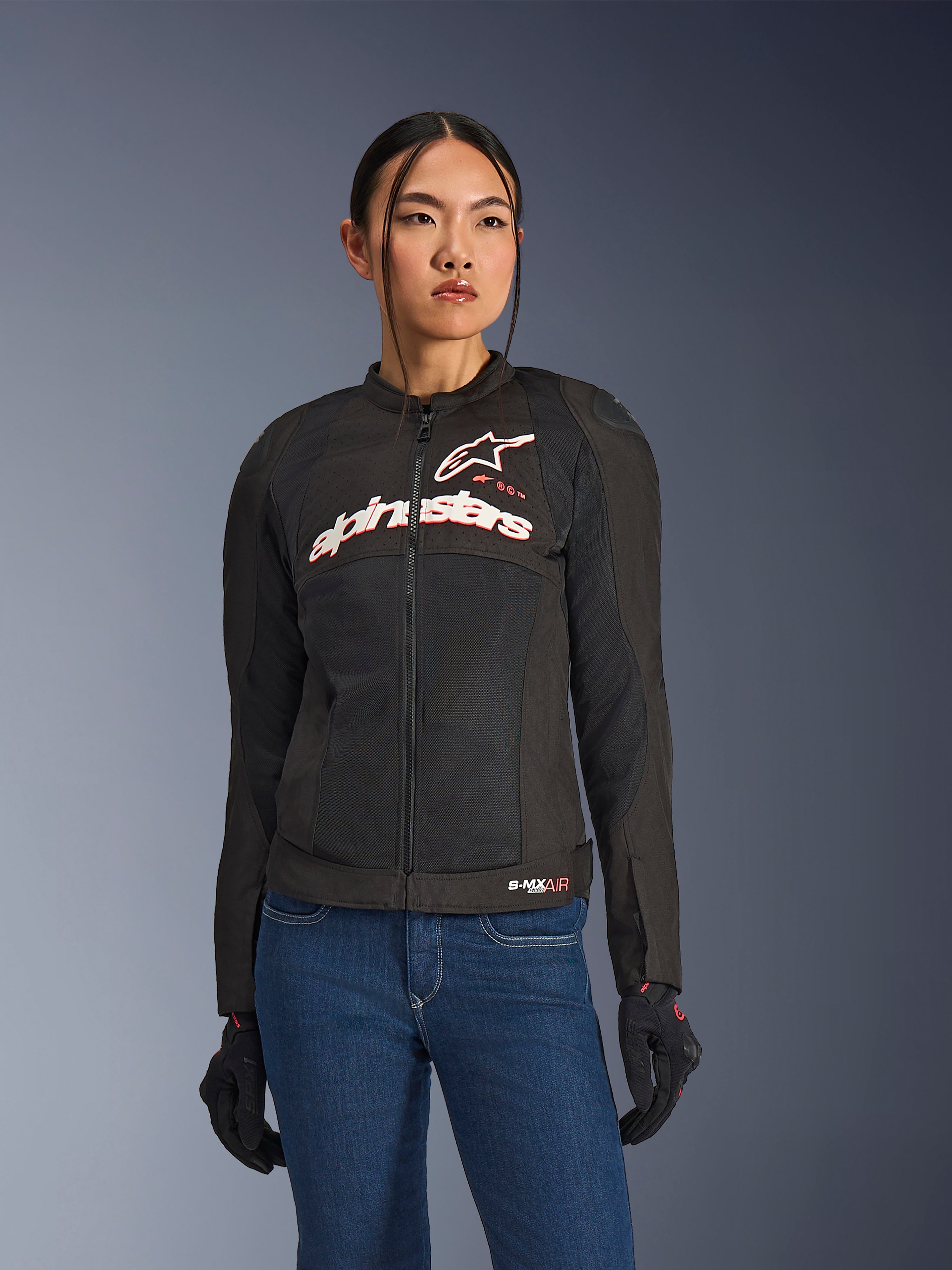 Stella SMX Air - Red Motorcycle Jacket | Alpinestars®