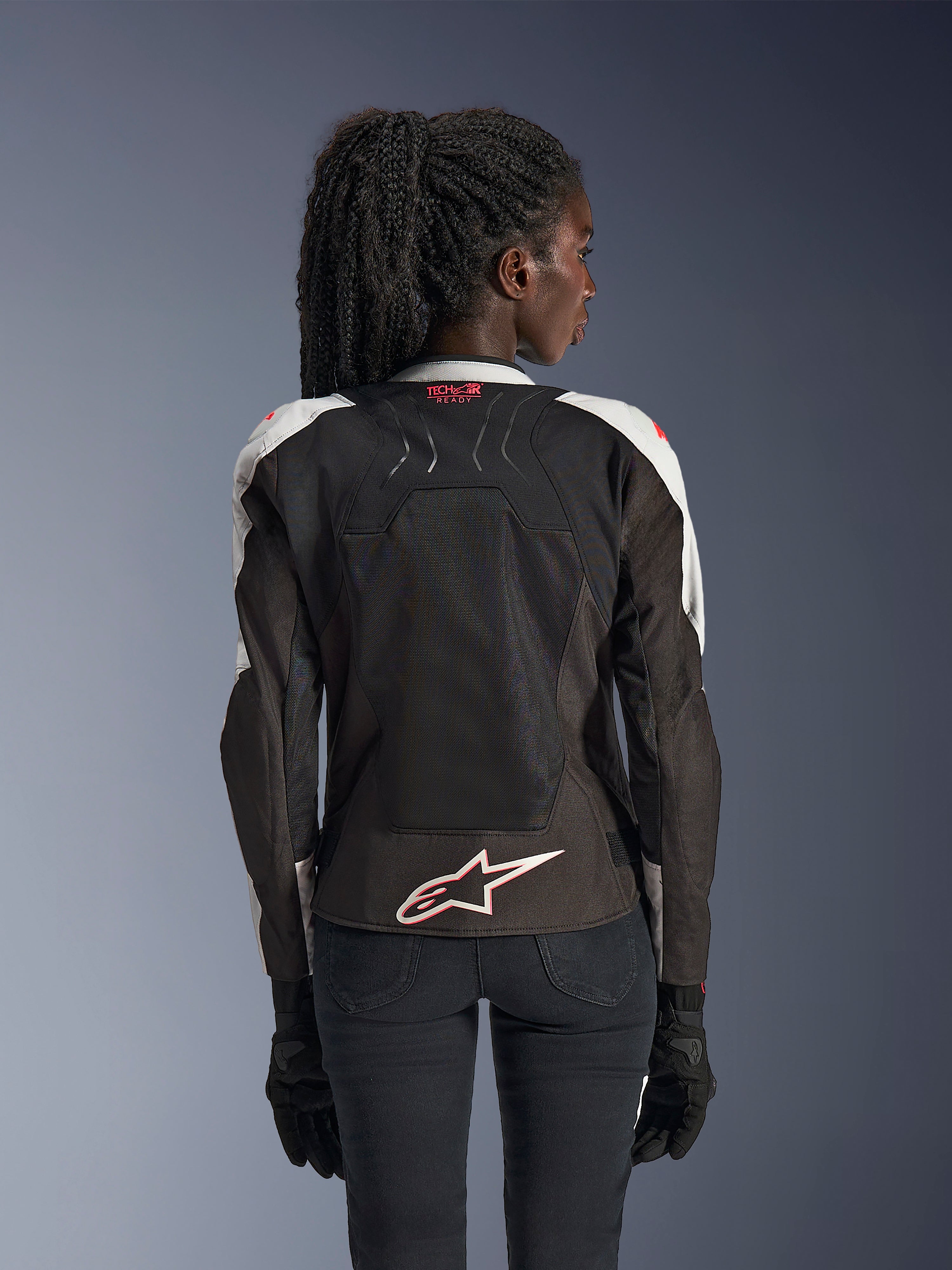 Stella SMX Air - Gray Motorcycle Jacket | Alpinestars®