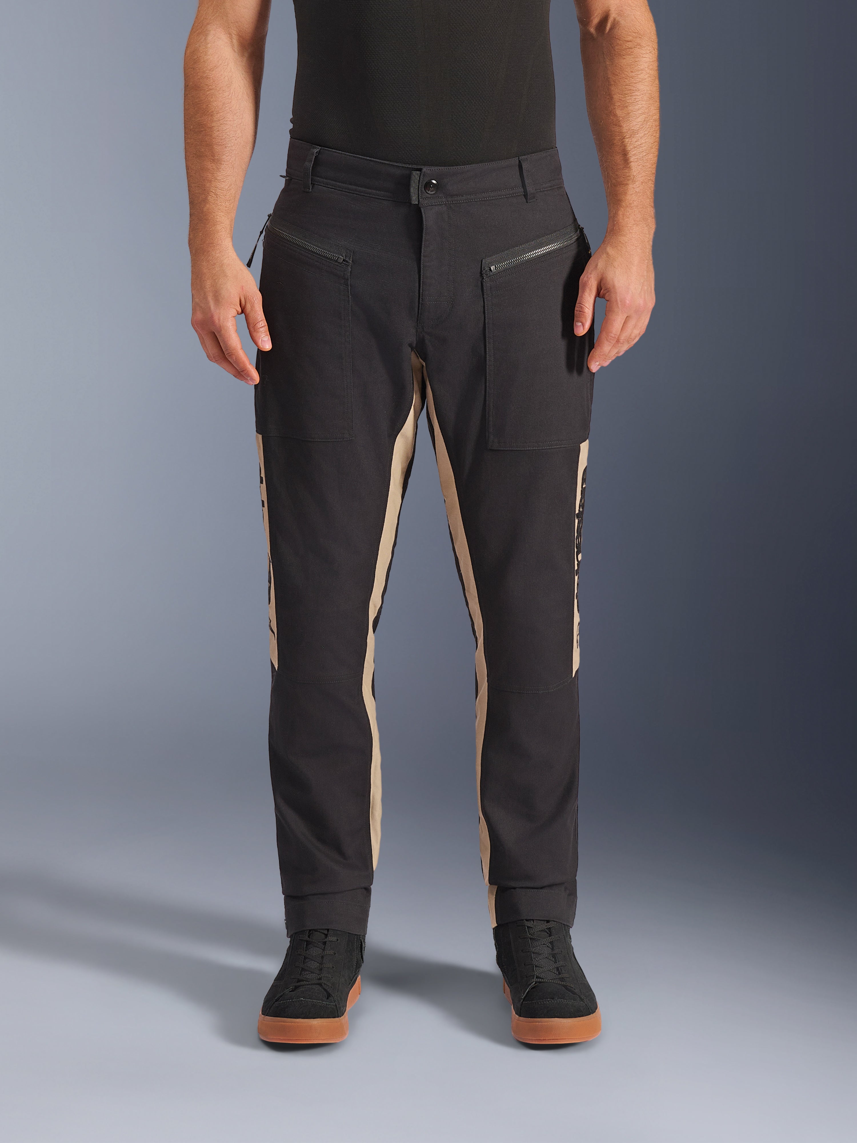 Flex-Ast Canvas - Black Motorcycle Pants | Alpinestars®