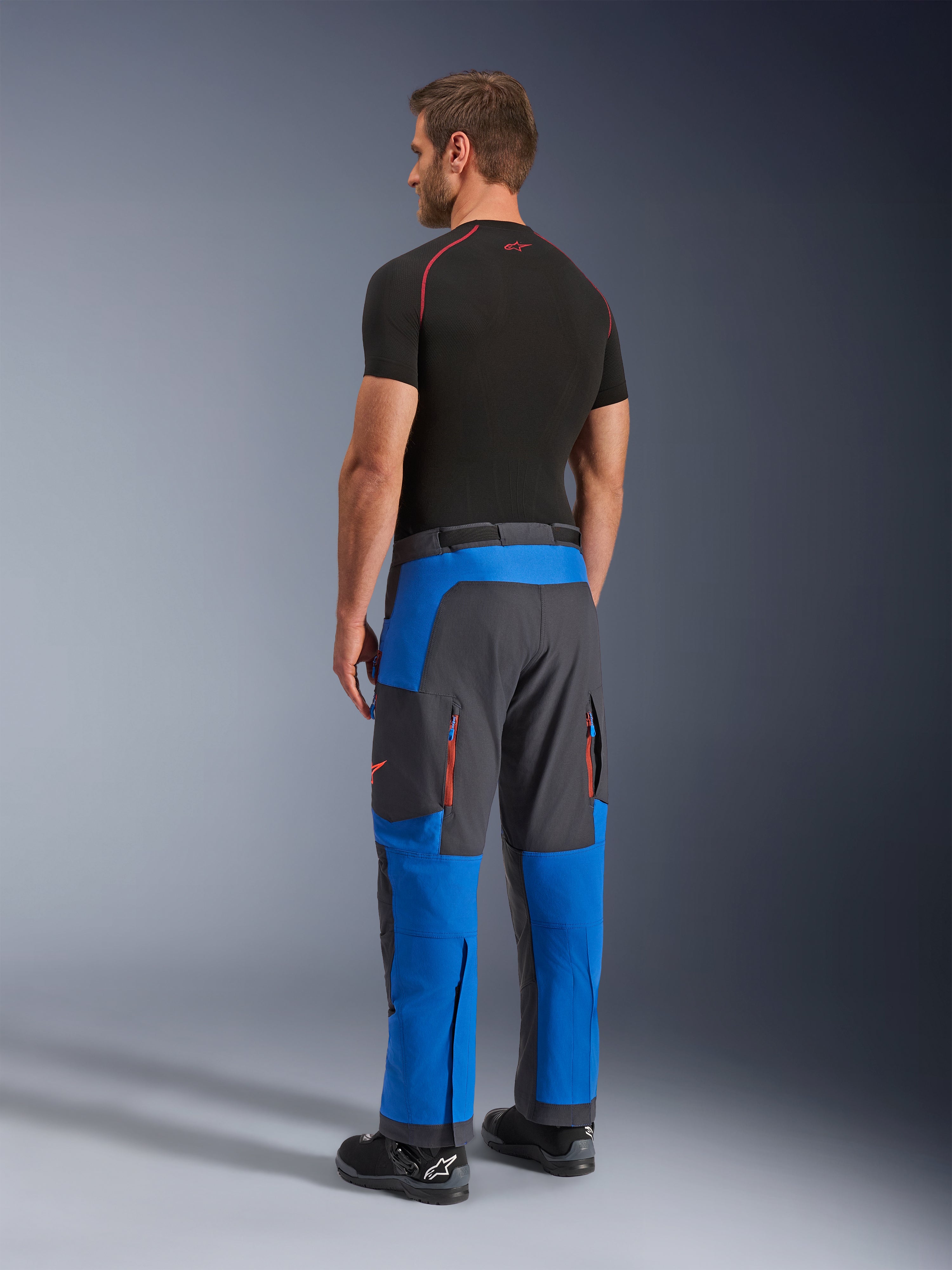 Maxdura Dual Pants - Blue Motorcycle Textile Pants | Alpinestars®