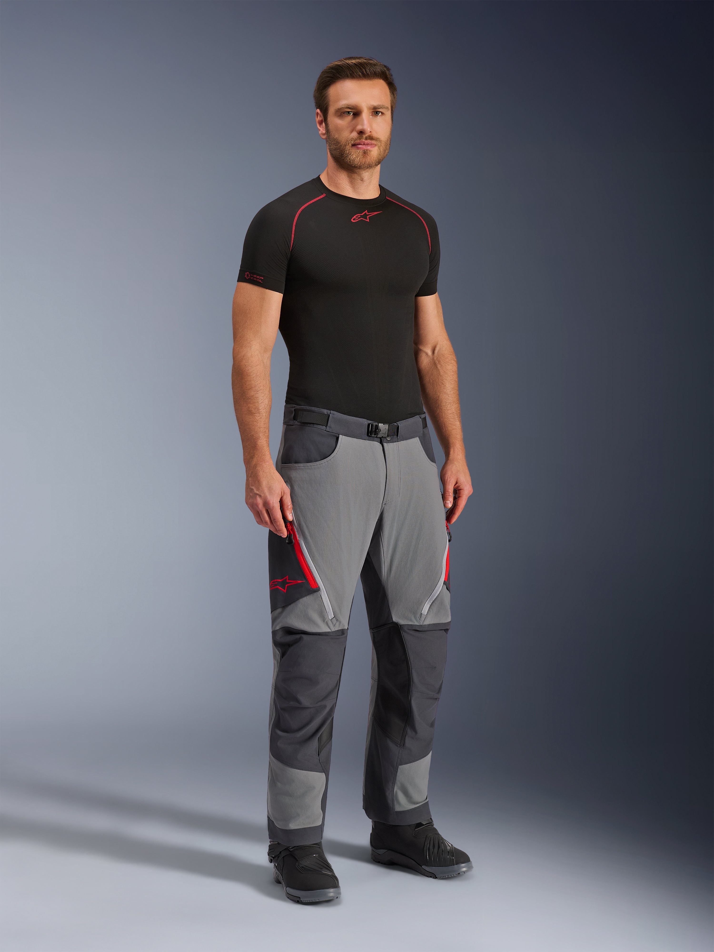 Alpinestars RIDE-pants 黒/グレー Maxdura Dual - Gray Motorcycle Pants | Alpinestars®
