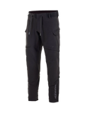 Alpinestars Juggernaut Waterproof Pants, Black men's urban motorcycle softshell pants with integrated knee protection.
