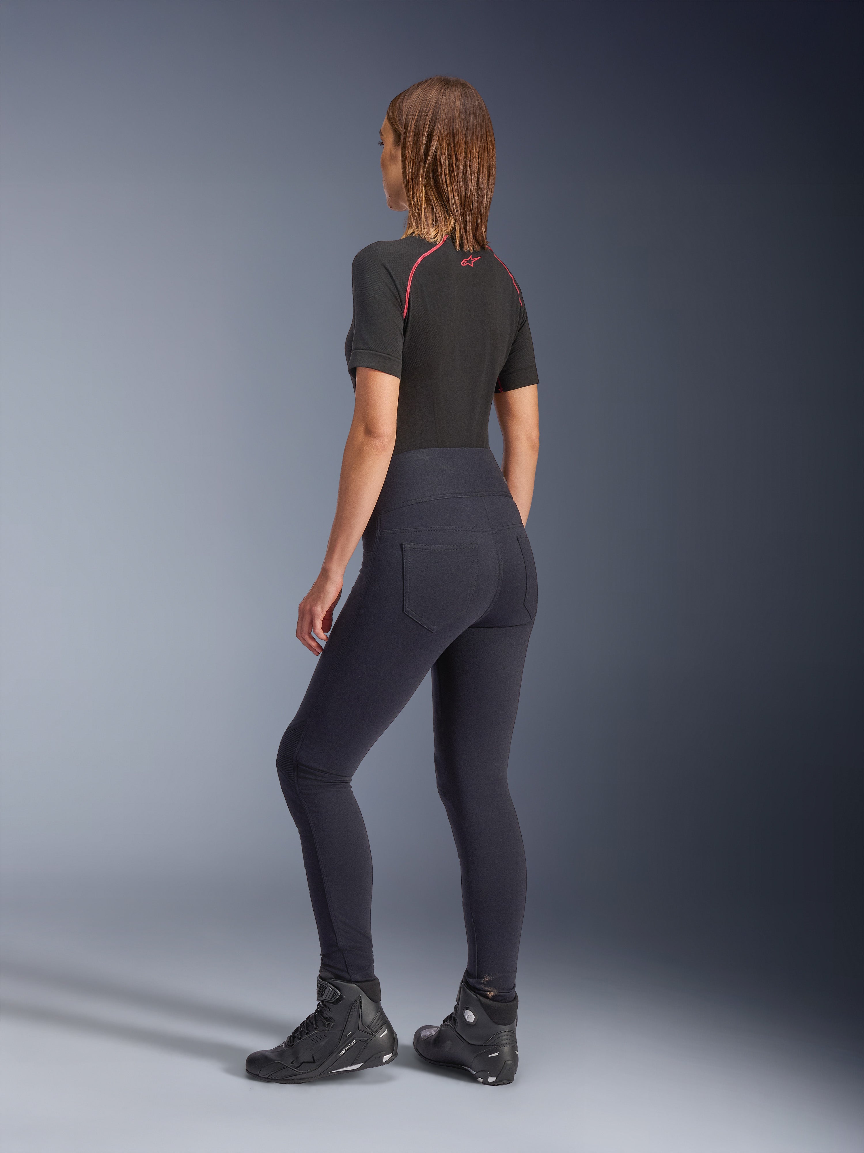 Woman Stella Flex-AST - Black Motorcycle Pants | Alpinestars®