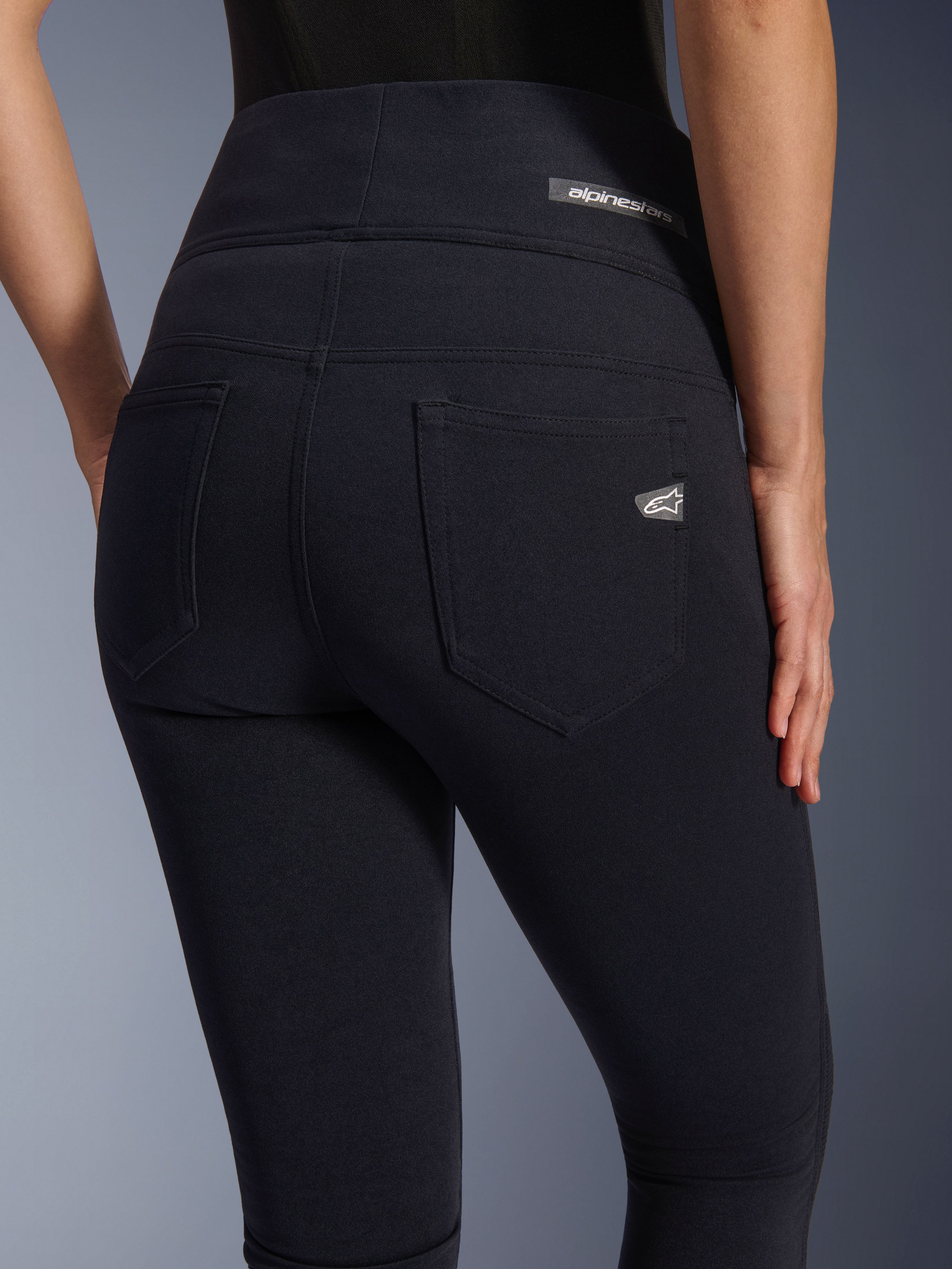 Woman Stella Flex-AST - Black Motorcycle Pants | Alpinestars®