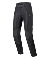 Alpinestars Stella C-1 Air Pants, Women's Urban Motorcycle Pants, Black, featuring large mesh ventilation panels on the front, durable polyfabric construction, and ergonomic knee design with integrated protection.