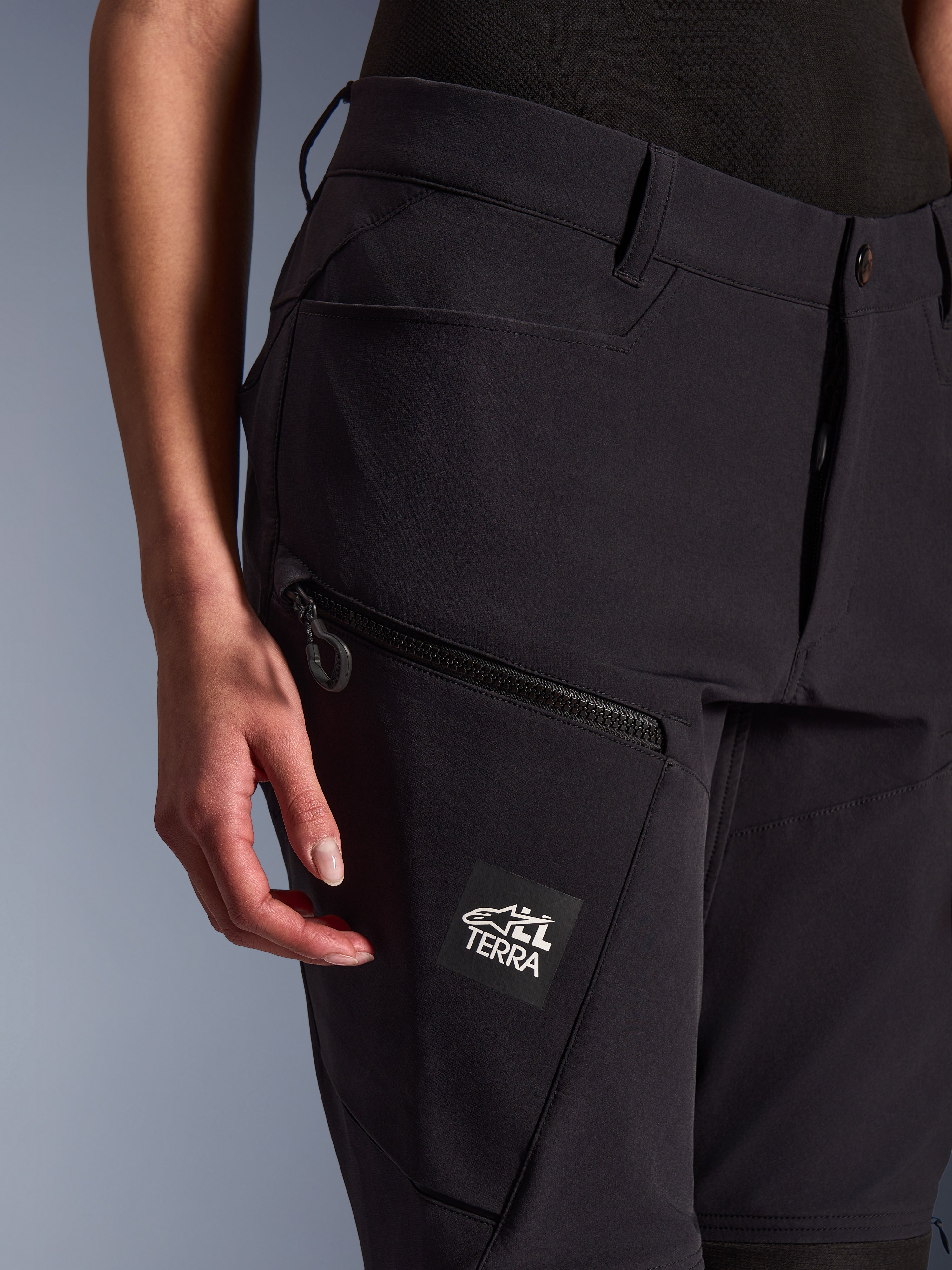 Stella Explore AST Short - Black Motorcycle Pants | Alpinestars®