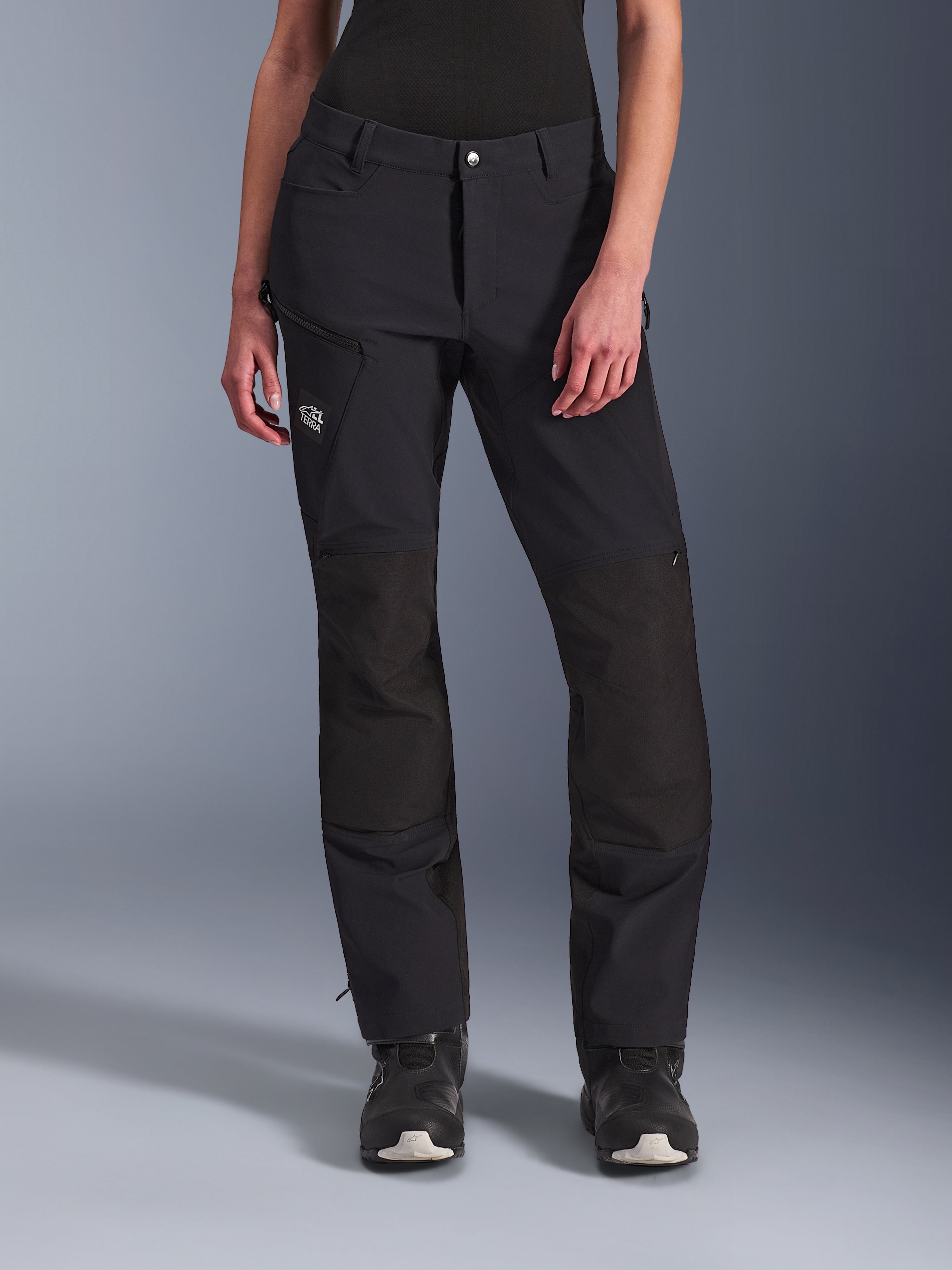 Stella Explore AST Short - Black Motorcycle Pants | Alpinestars®