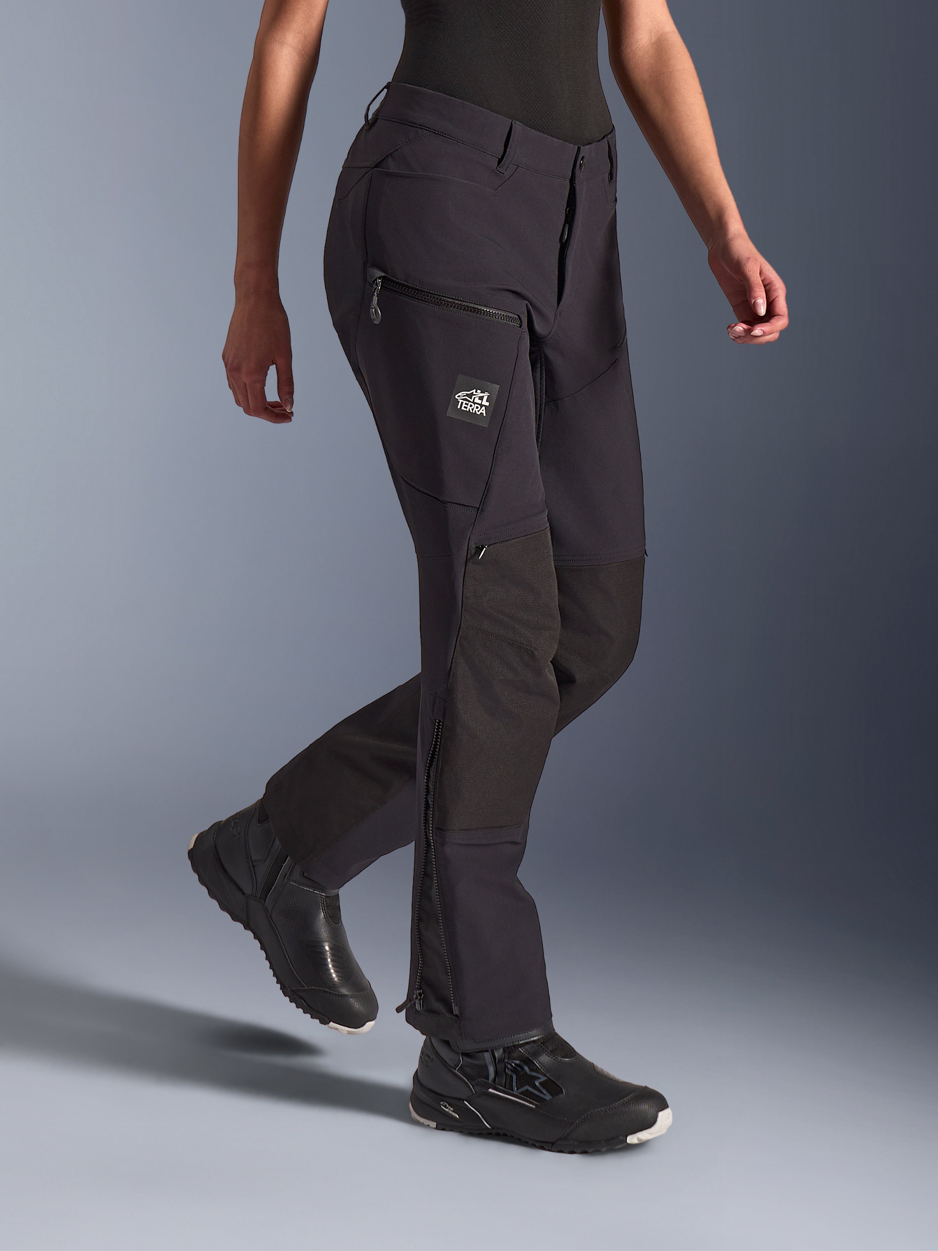 Woman Stella Flex-AST Explorer - Sand Motorcycle Pants | Alpinestars®