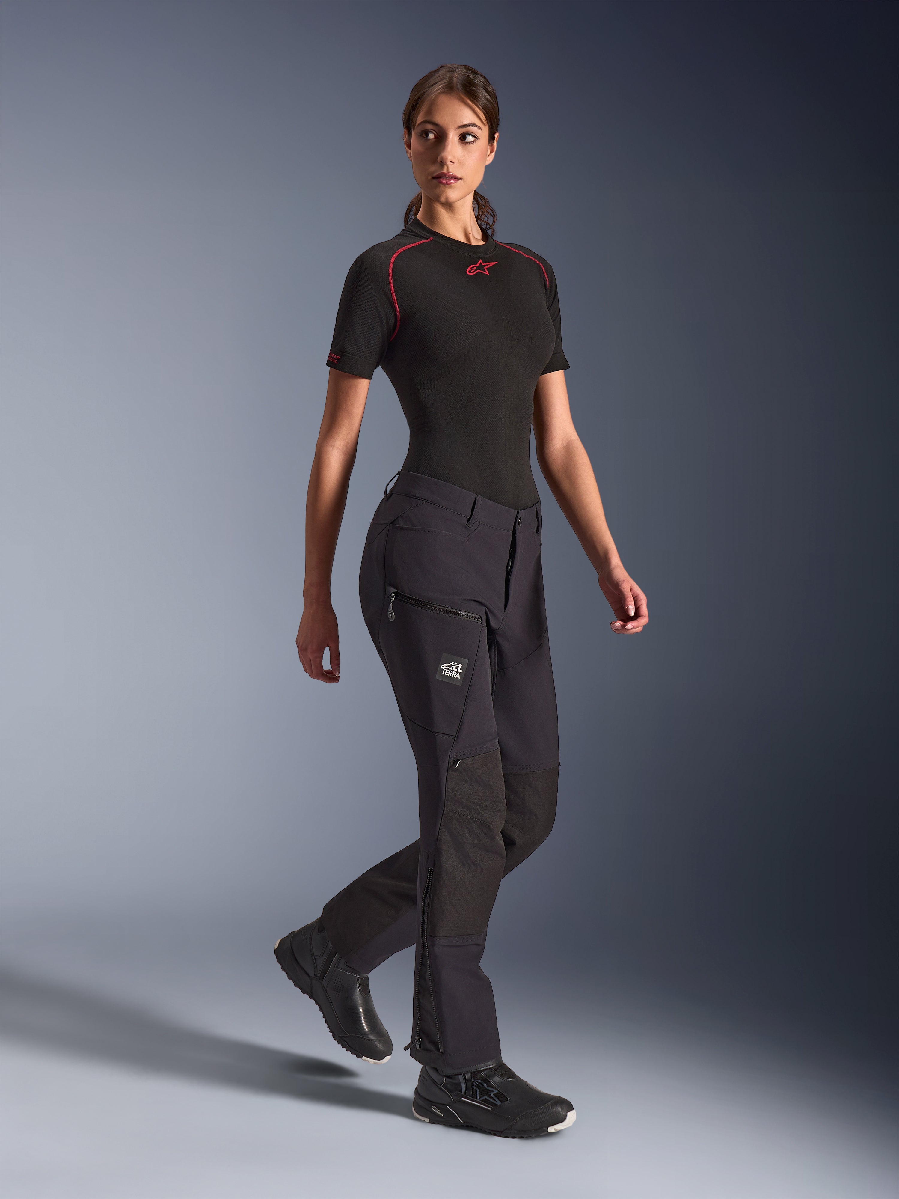 Woman Stella Flex-AST Explorer - Sand Motorcycle Pants | Alpinestars®