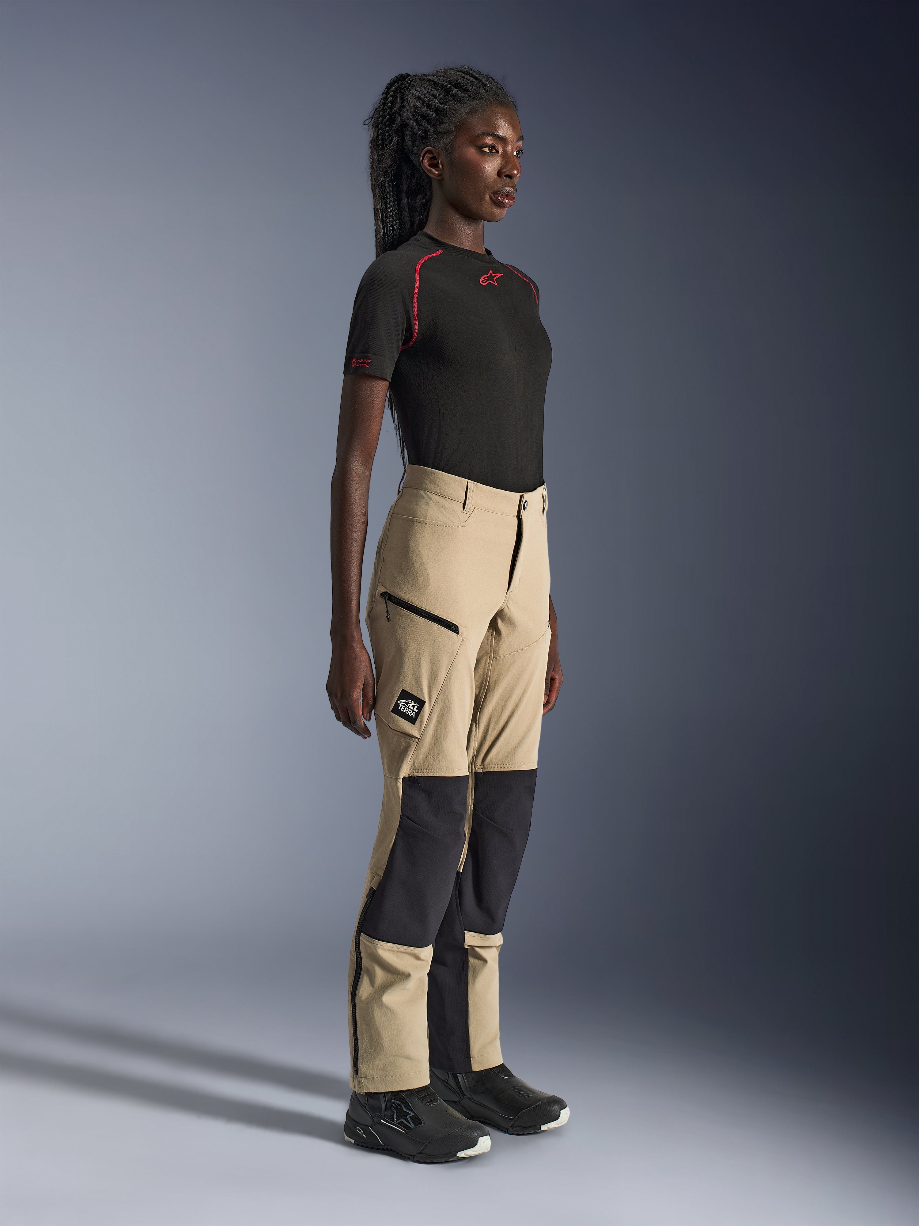 Stella Flex-AST Explorer - Sand Motorcycle Pants | Alpinestars®