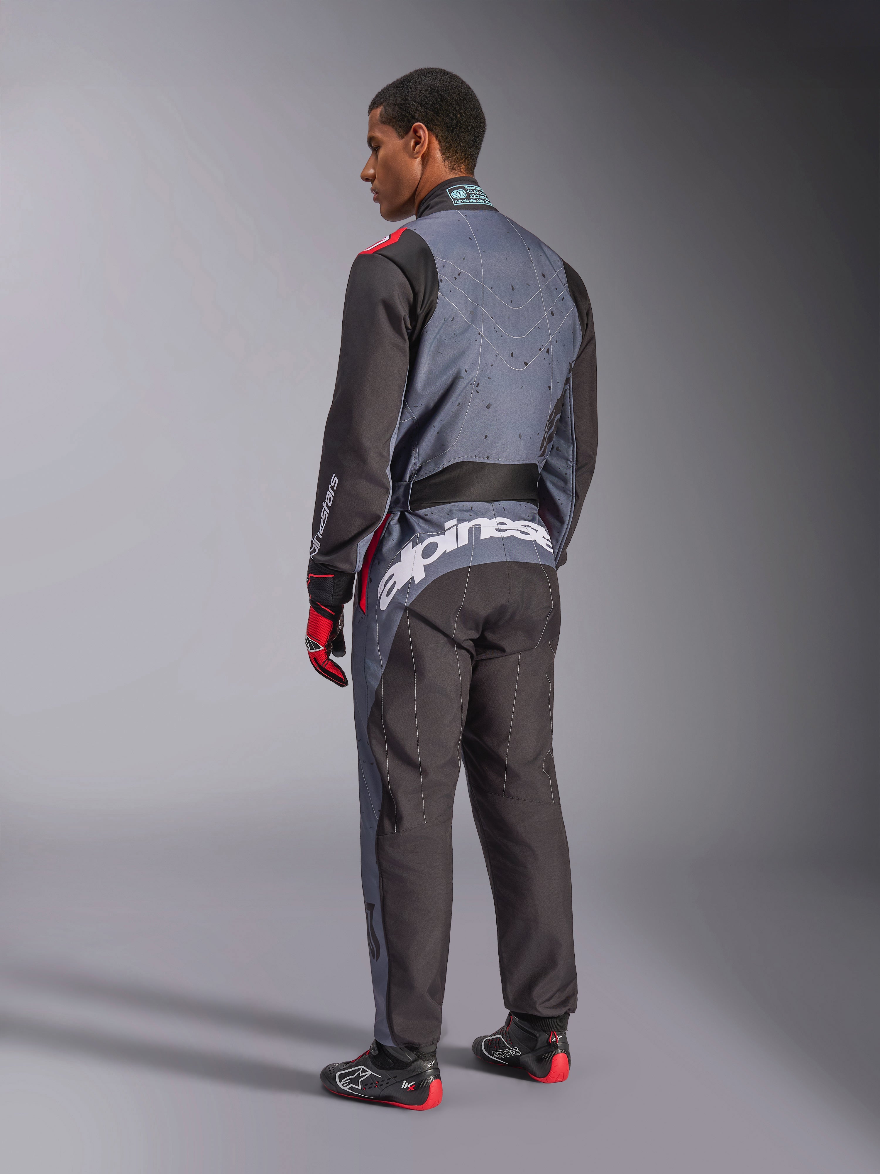 KMX-9 V3 Graphic 6 - Gray Karting Suit | Alpinestars®