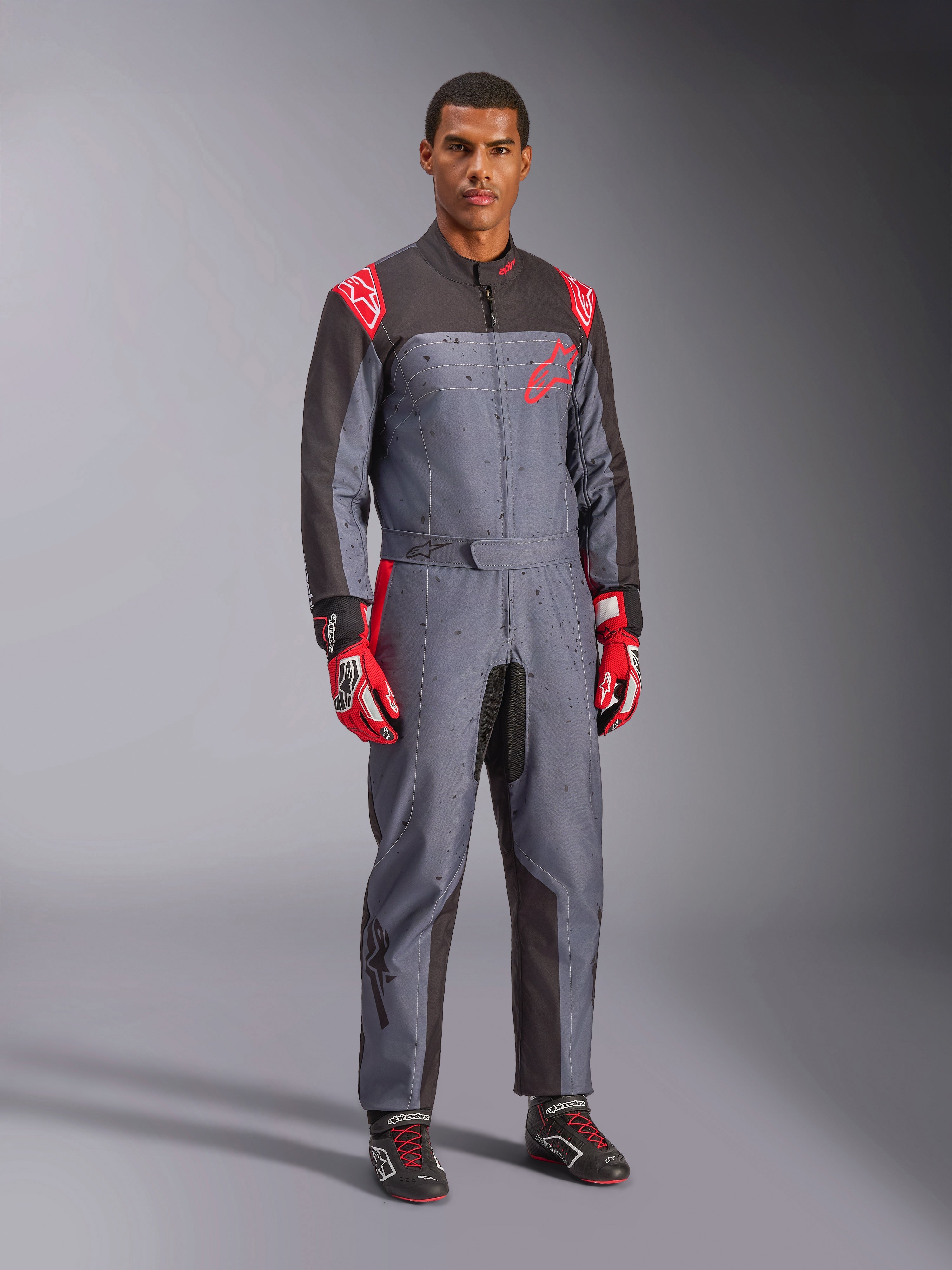 ギリースーツ KMX-9 V3 Graphic 6 - Gray Karting Suit | Alpinestars®