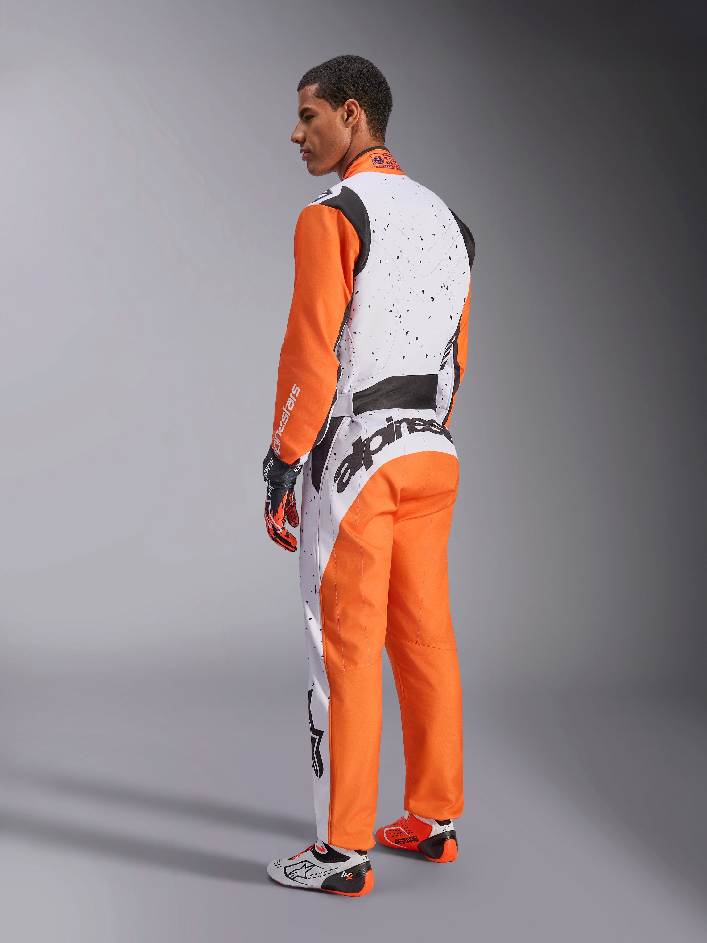 ホルメンコール　トライマックスアルペン KMX-9 V3 Graphic 6 - White Karting Suit | Alpinestars®
