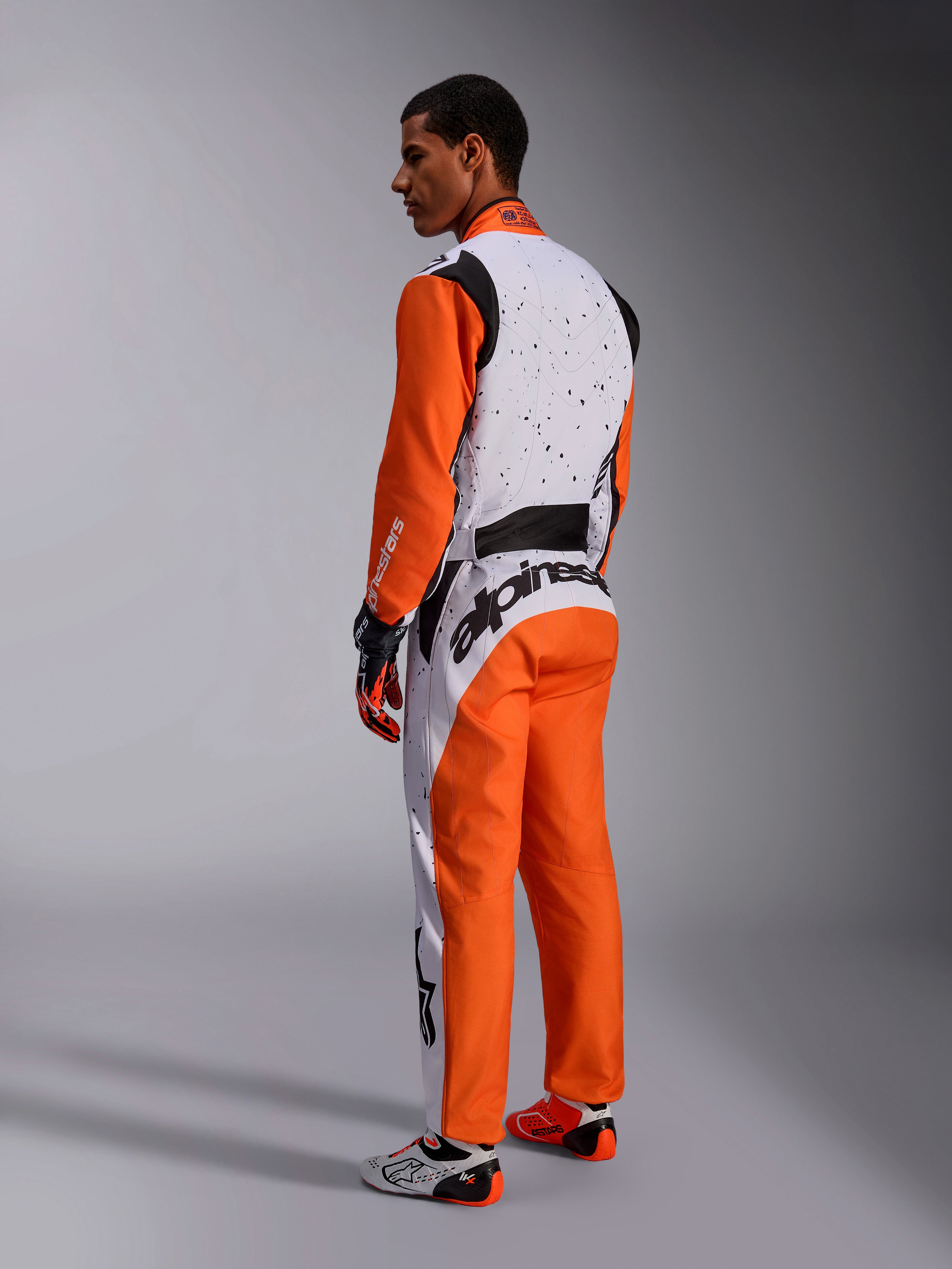 KMX-9 V3 Graphic 6 - White Karting Suit | Alpinestars®