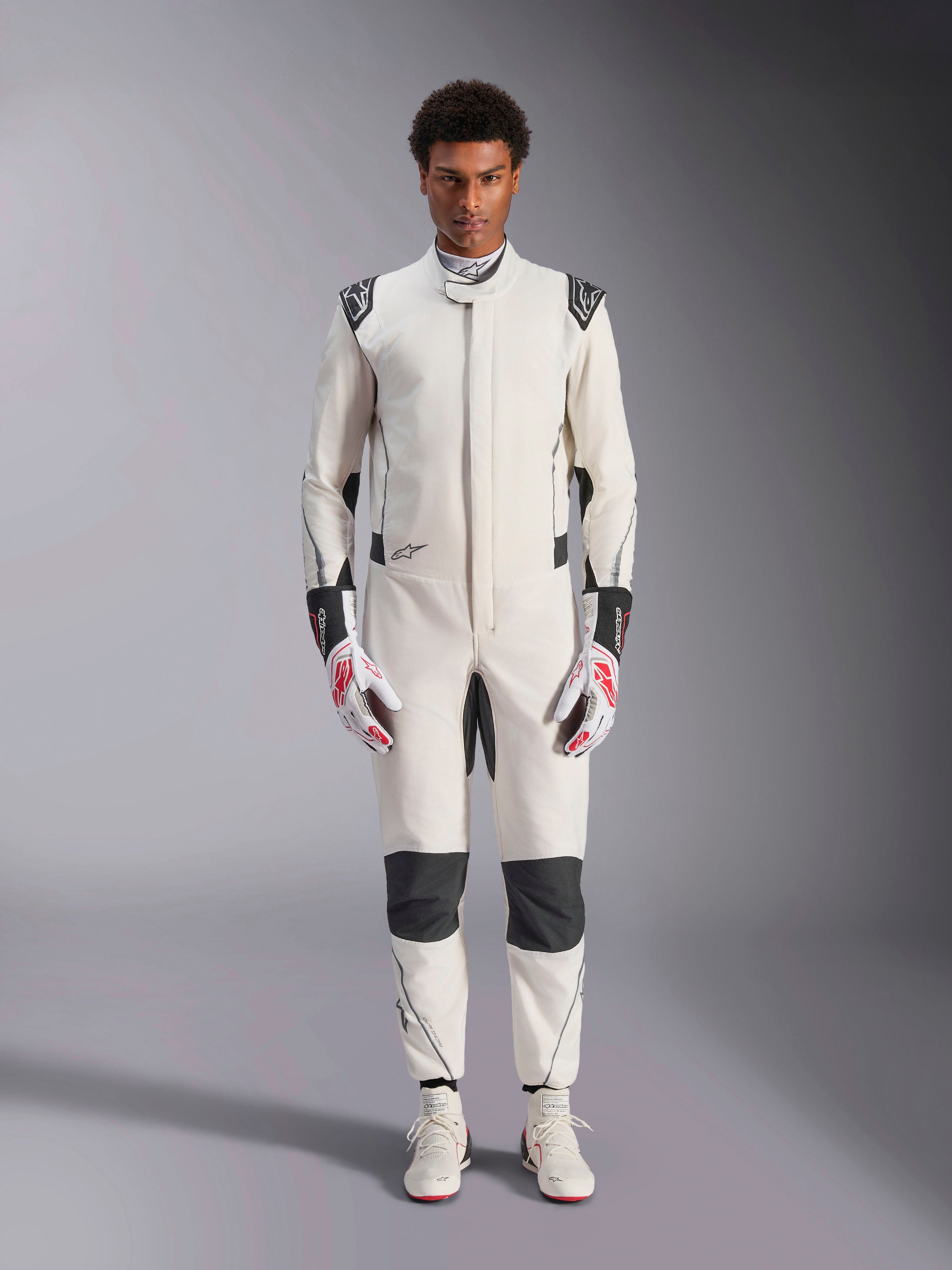 Hypertech V3 - White Auto Suit | Alpinestars®