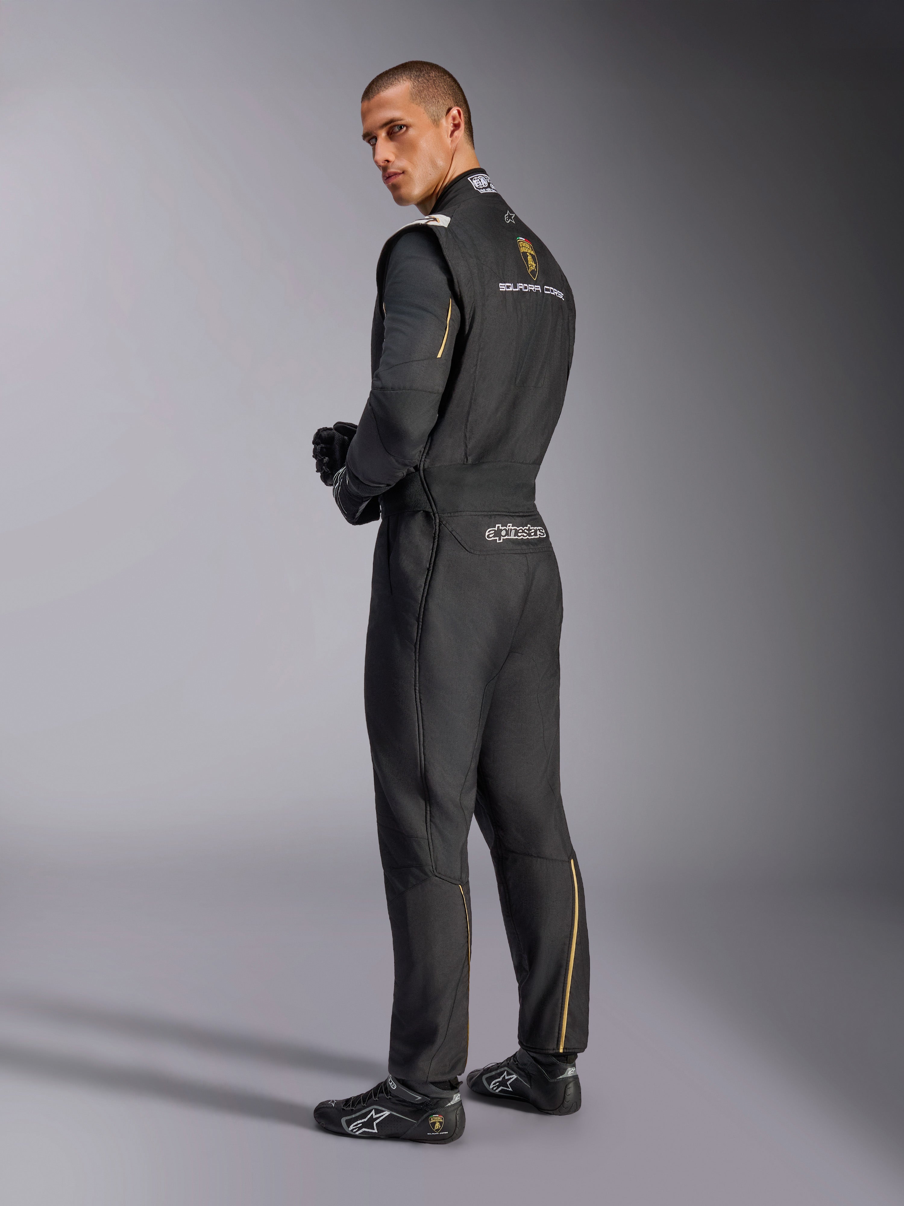 Limited Edition Lamborghini GP Tech V4 Suit FIA | Alpinestars®