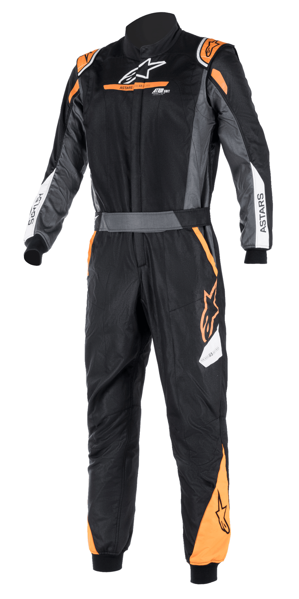 Atom FIA Graphic - Gray Auto Suit | Alpinestars® Atom FIA Graphic - Gray Auto Suit | Alpinestars®
