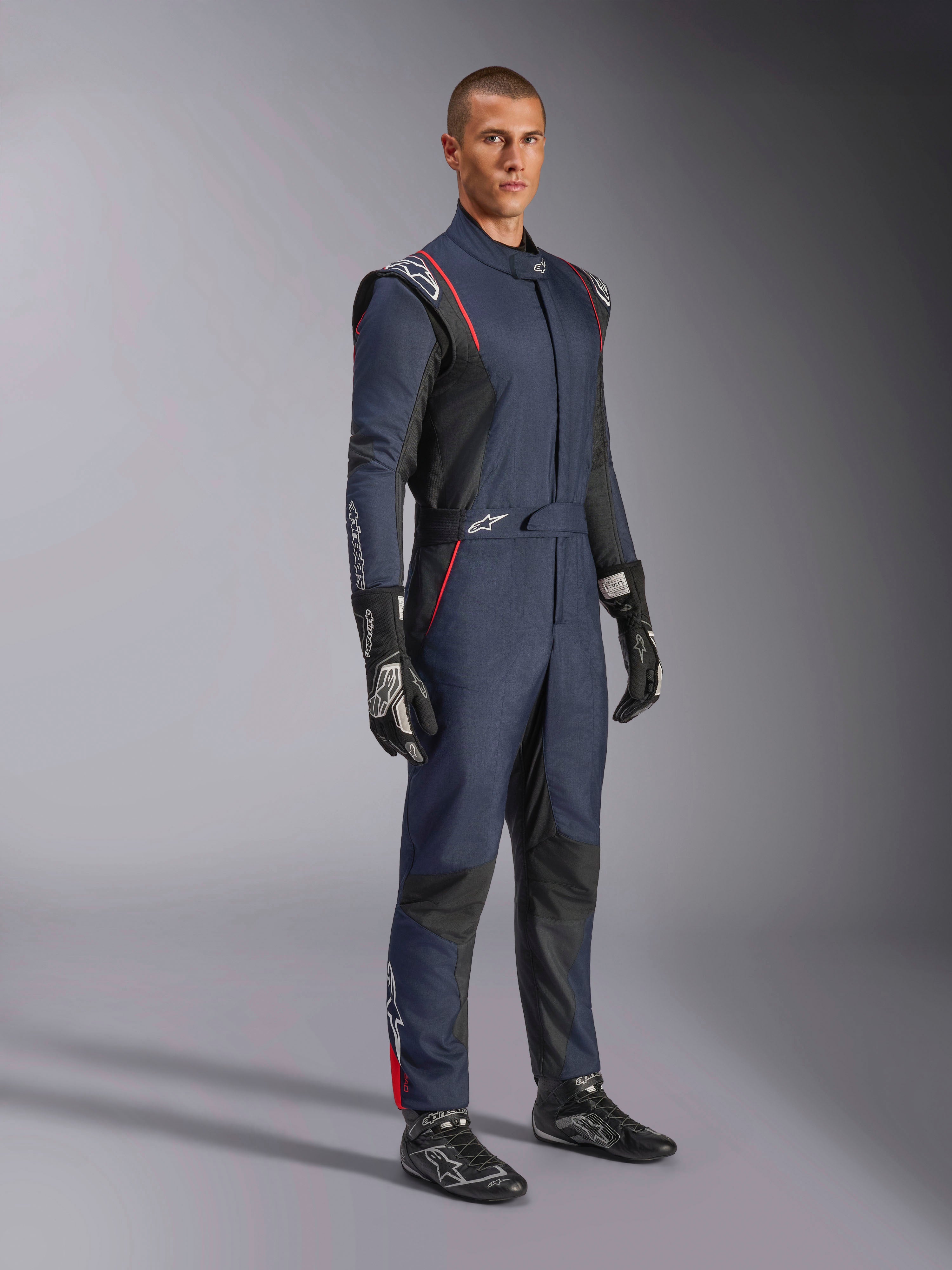 GP Tech V4 - Blue Auto Suit | Alpinestars®