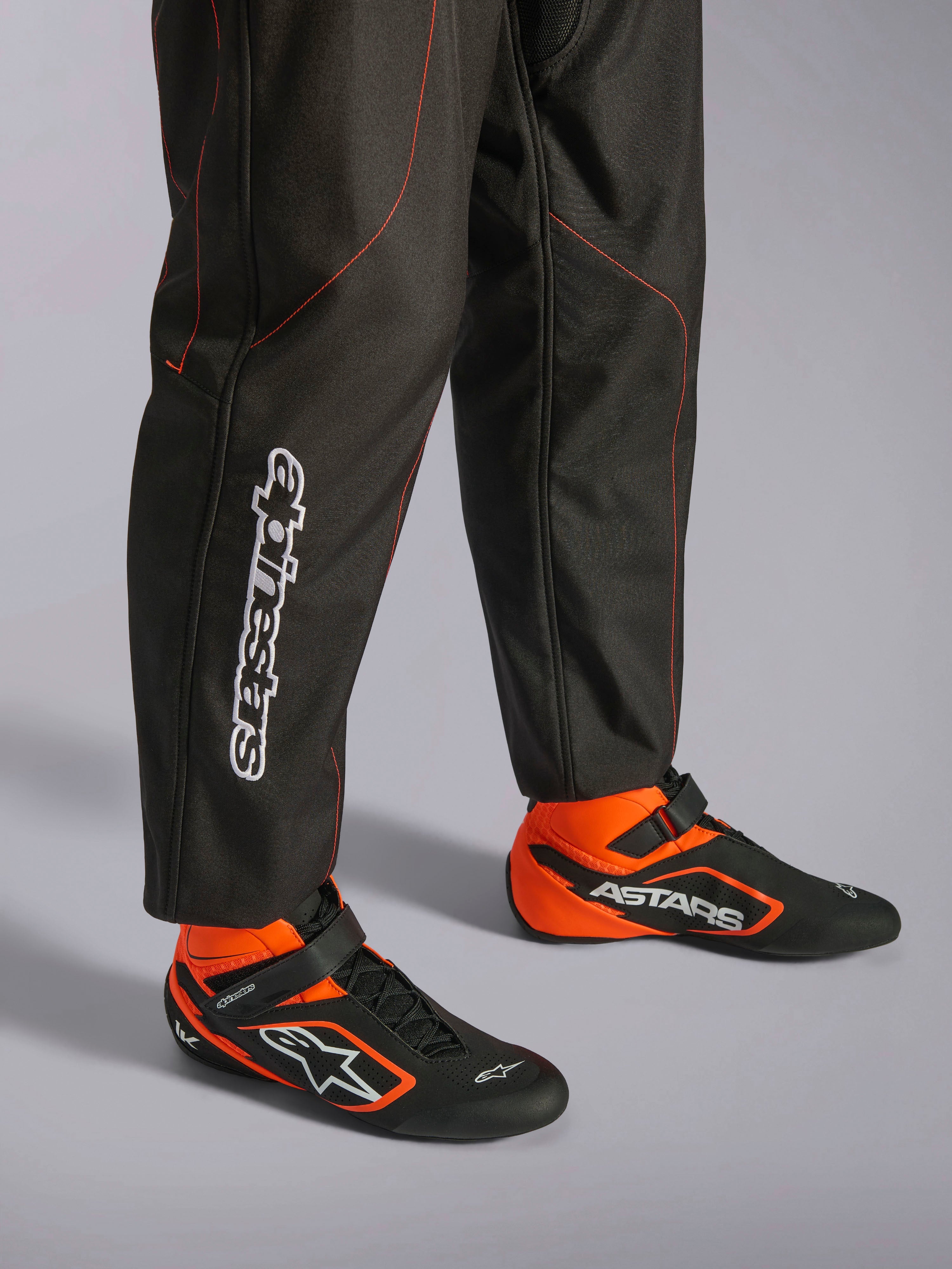 KMX-9 V3 - Black Red Karting Suit | Alpinestars®