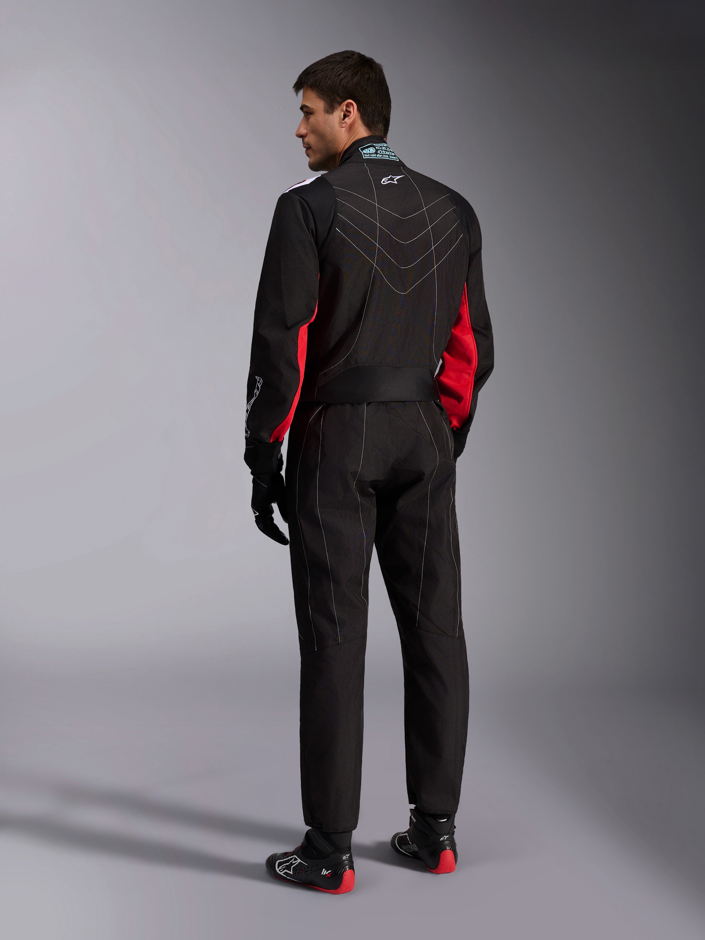   ブラック ベスト L/6 KMX-9 V3 - Black Karting Suit | Alpinestars®