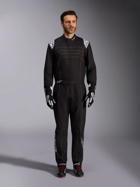KMX-9 V3 - Black White Karting Suit | Alpinestars®
