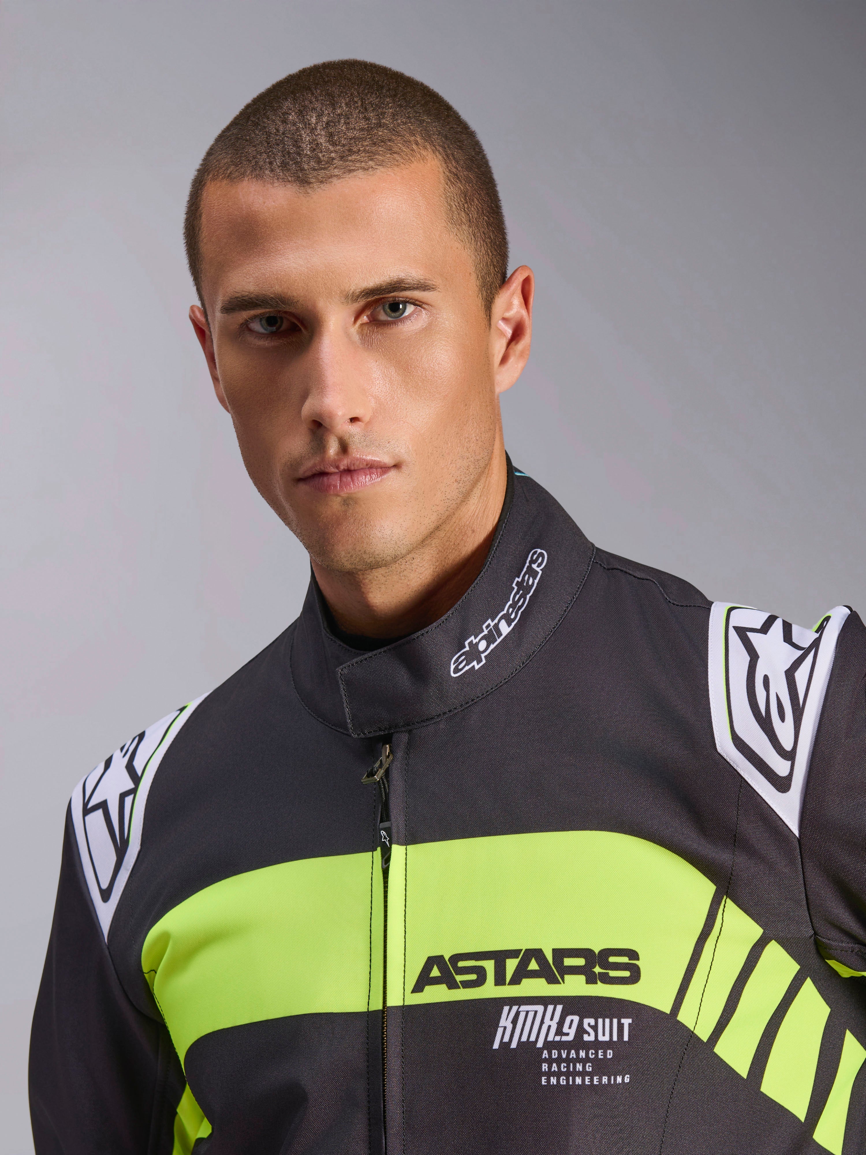 KMX-9 V3 Graphic 3 - Black Yellow Karting Suit | Alpinestars®