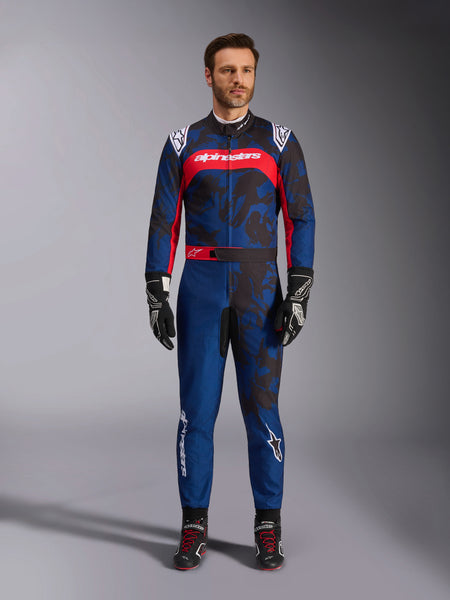コムテック KMX-9 V3 Graphic 5 - Navy Red Karting Suit | Alpinestars®