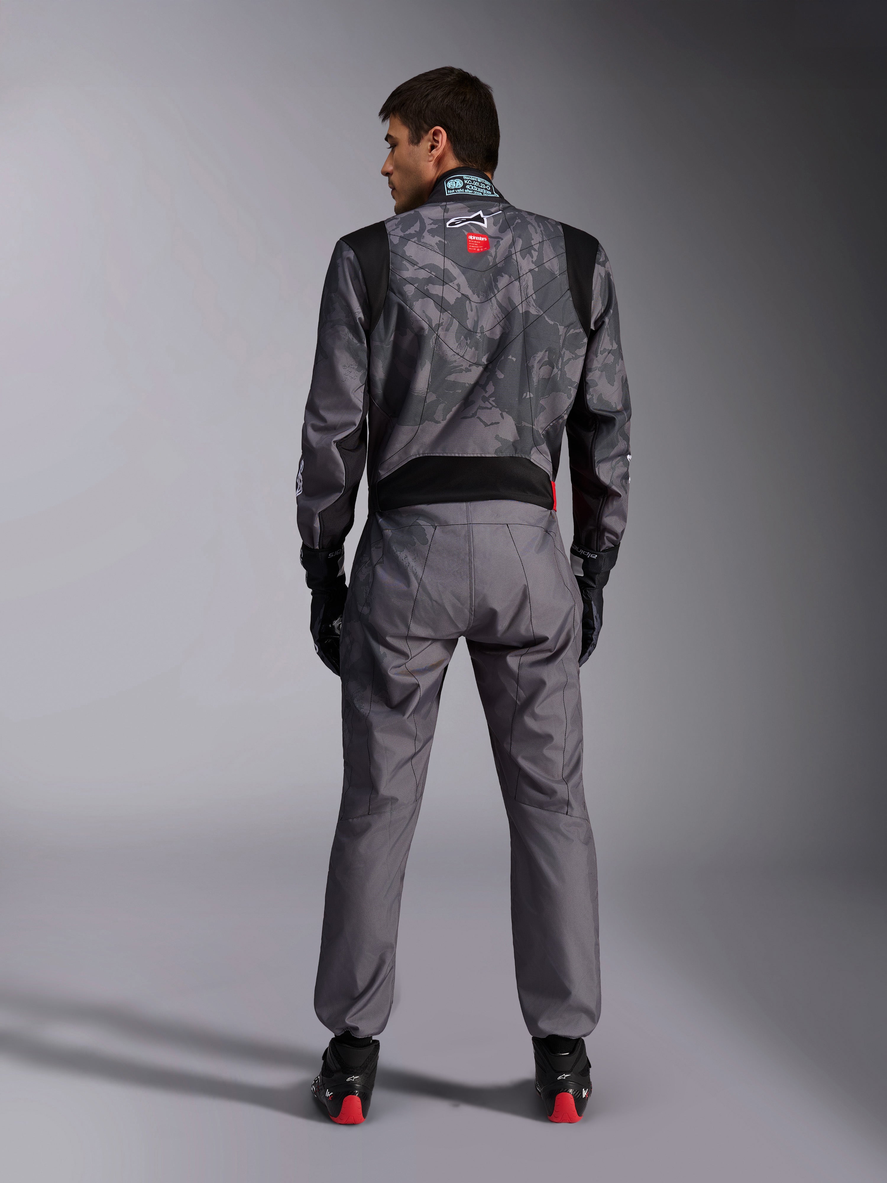 KMX-9 V3 Graphic 5 - Gray Karting Suit | Alpinestars®
