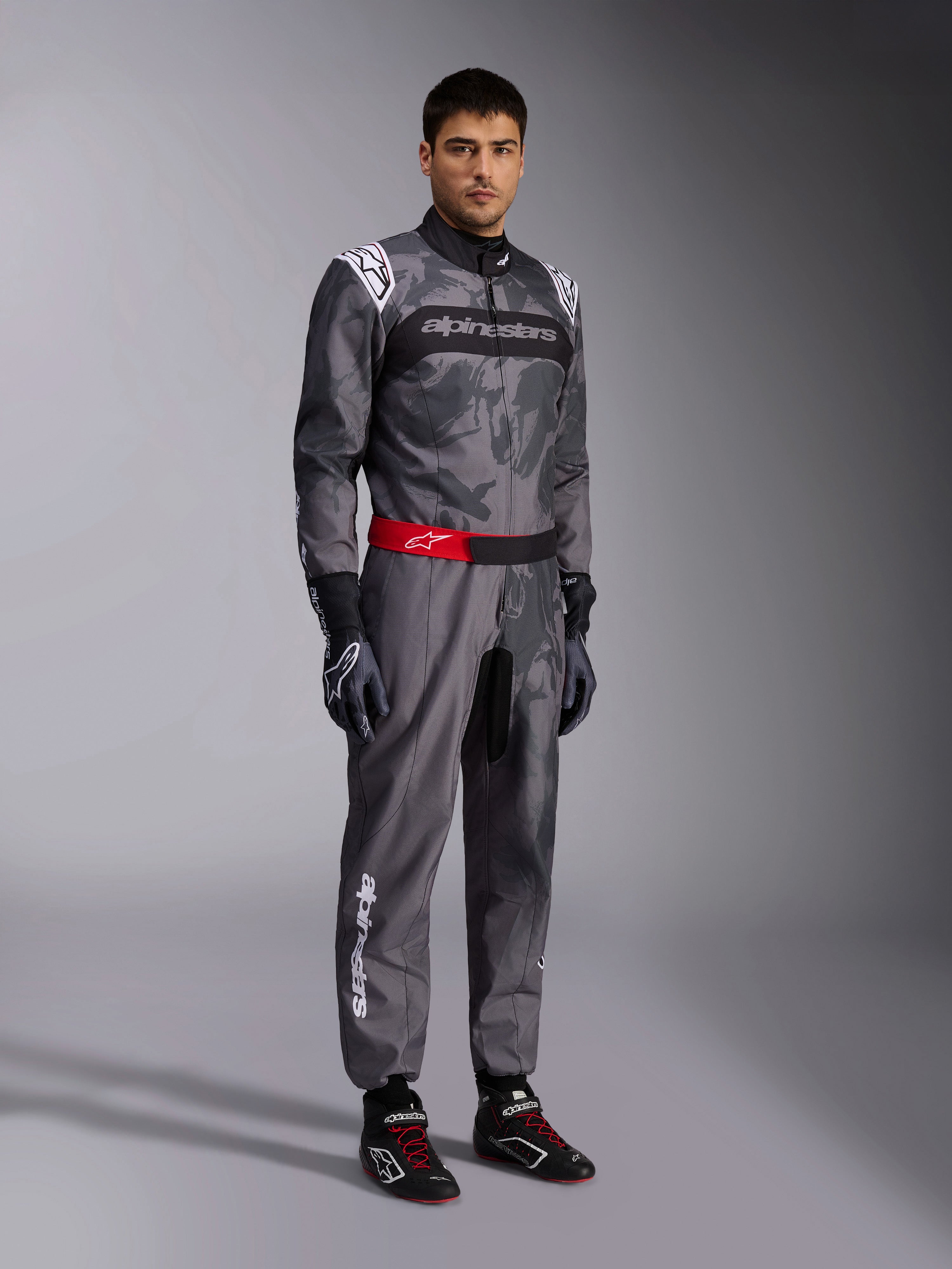 KMX-9 V3 Graphic 5 - Gray Karting Suit | Alpinestars®