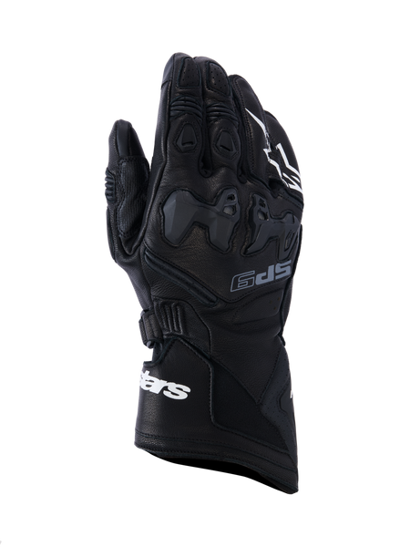 SP-9 - Black Motorcycle Gloves | Alpinestars®