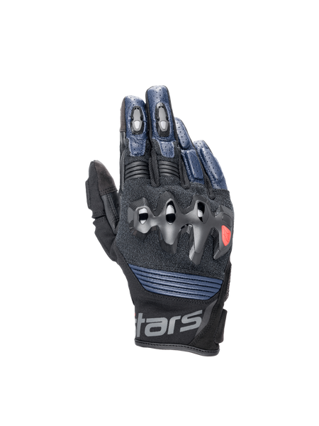 Halo Leather - Black Motorcycle Gloves | Alpinestars®