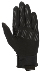 Alpinestars Range 2 In One GORE-TEX Inner Glove, Removable Thermal Liner, Black, featuring textured grip dots on the palm and fingers, stretch cuff with Alpinestars logo tab, thermal accessory for multi-season motorcycle gloves