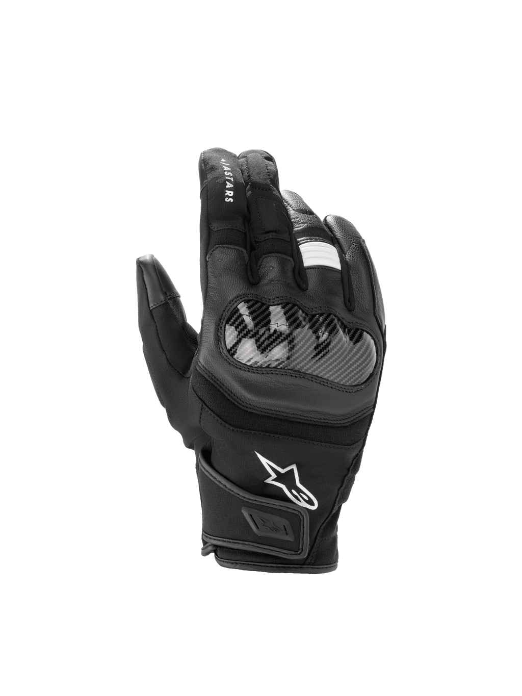 SMX Z Drystar® - Black Motorcycle Gloves | Alpinestars®