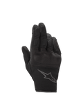 Alpinestars Stella S-Max Drystar Gloves, waterproof road gear, women's, black anthracite, leather and stretch mesh.