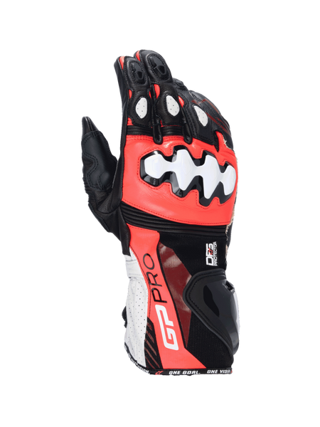 GP Pro R4 - Black Motorcycle Gloves | Alpinestars®