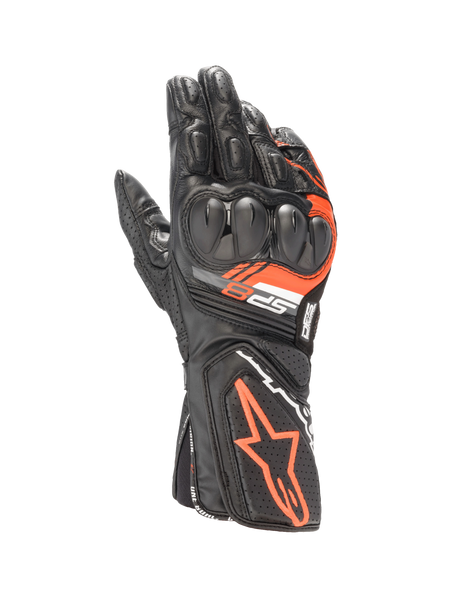 SP-8 V3 - Black Motorcycle Gloves | Alpinestars®