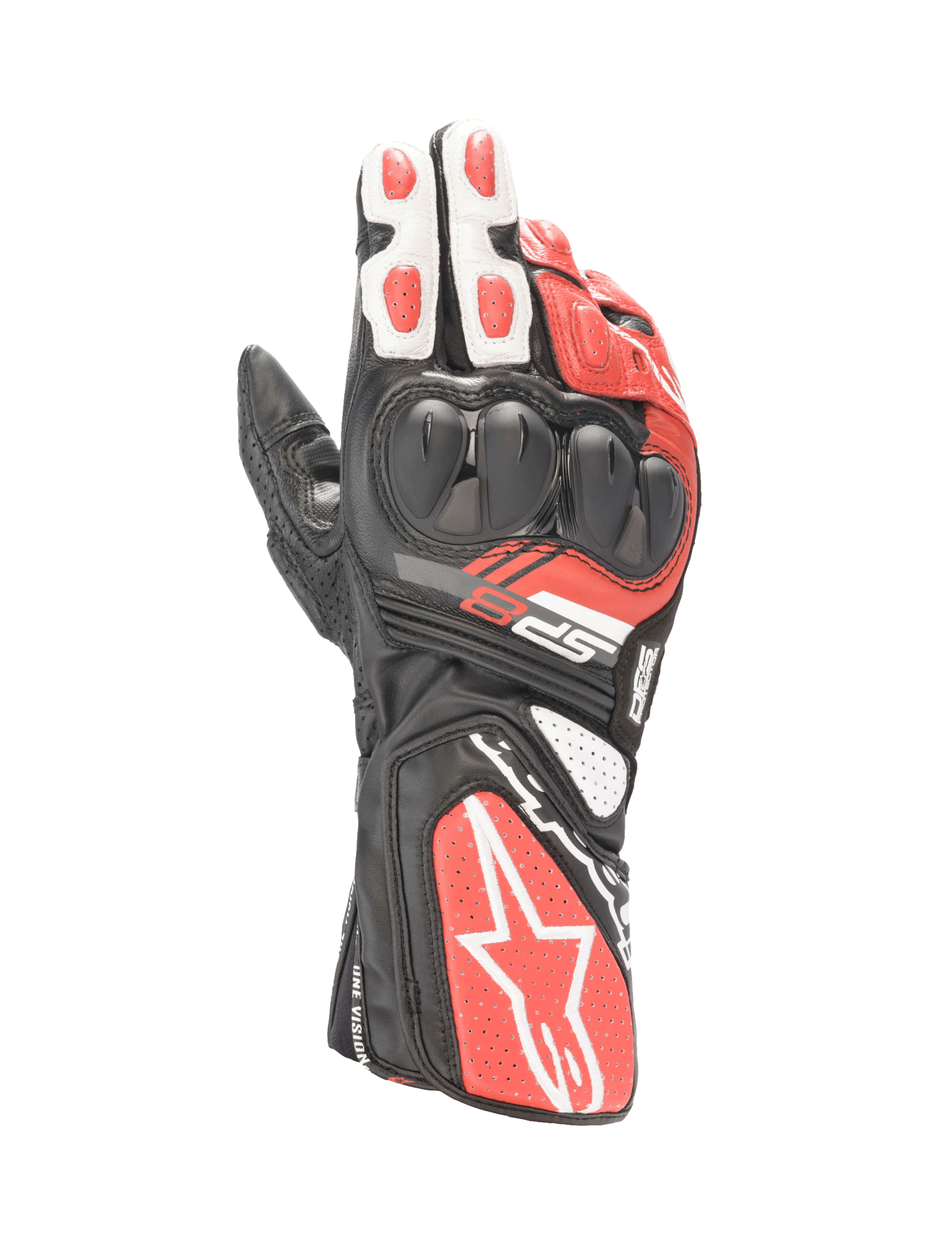 SP-8 V3 - Black Motorcycle Gloves