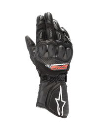 SP-8 V3 Air - Black Motorcycle Gloves | Alpinestars®