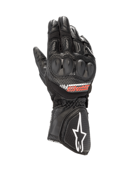 SP-8 V3 Air - Black Motorcycle Gloves | Alpinestars®