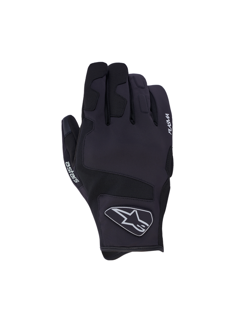 Alpinestars Ignite Drystar Insulated Gloves, motorcycle riding gloves, Black and Ecru, with Plasma knuckle protection and waterproof Drystar membrane