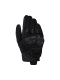Alpinestars SP X 5 Air Gloves, Black Motorcycle Gloves, stretch 3D mesh backhand with TPU double-density knuckle protection, short-cuff design, ventilated finger sliders, ergonomic sport riding performance