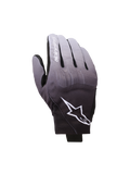 Alpinestars Reef V2 Gloves, Motorcycle Gloves, Mid Gray and Black gradient, White Star Logo and brand name on index finger, short cuff urban design with TPU knuckle protection and stretch textile