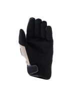 Alpinestars Ignite Gloves, Aluminum Black, palm view of urban motorcycle gloves featuring a reinforced synthetic suede palm, breathable mesh inserts, and a hook-and-loop cuff strap
