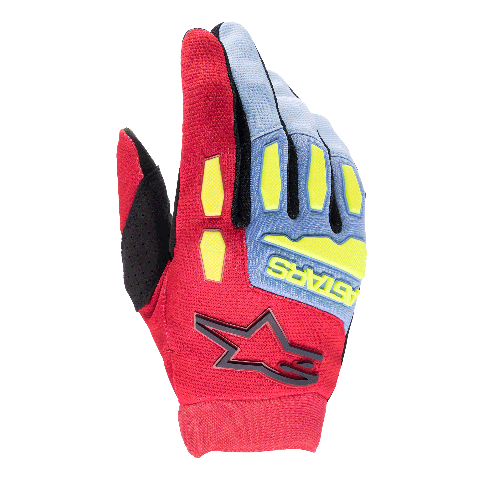 Alpinestars SMX-1 Air V2 Black White Motorcycle Gloves Alpinestars SMX-1 Air V2 Black White Motorcycle Gloves