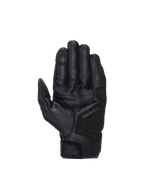 Alpinestars Celer V3 Gloves, black goat leather motorcycle road riding gloves with touchscreen index finger.