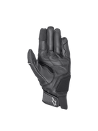 Alpinestars Morph Sport Gloves, black leather and textile motorcycle sport gloves with touchscreen fingertips.