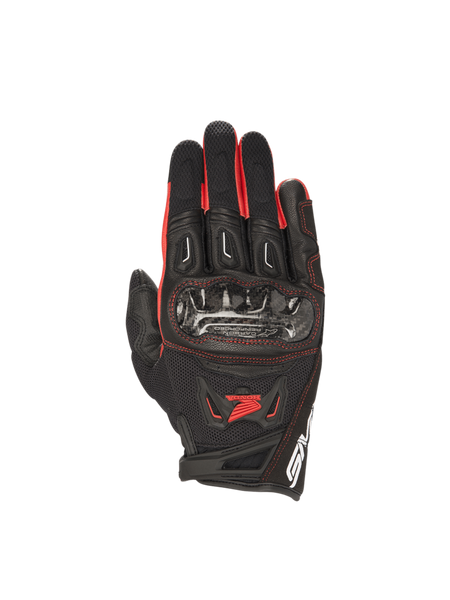 Honda SMX-2 Air Carbon V2 - Black Motorcycle Gloves | Alpinestars®